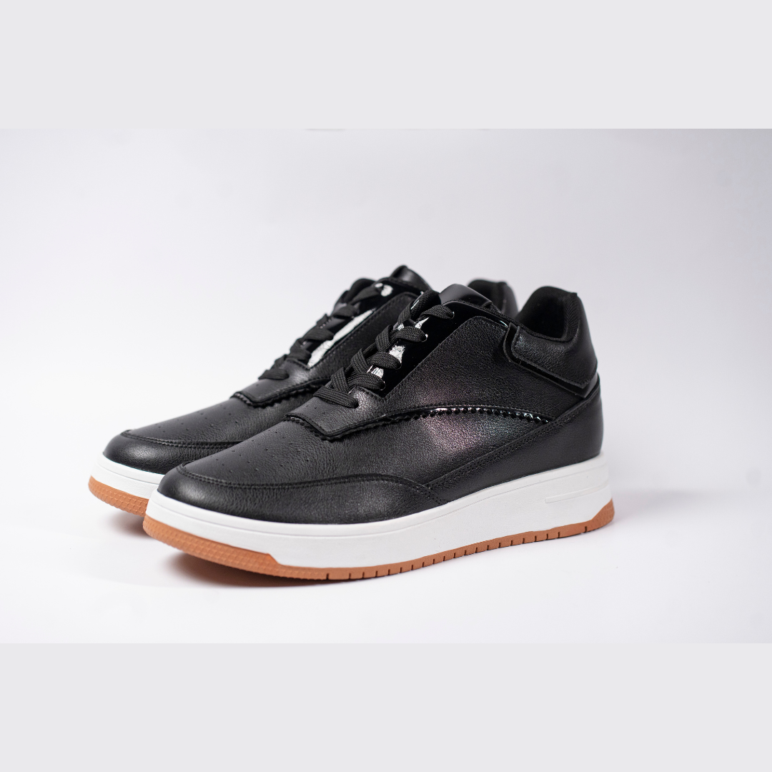 Tênis Casual Alto Boost - Aumenta Altura 10cm 'Black'