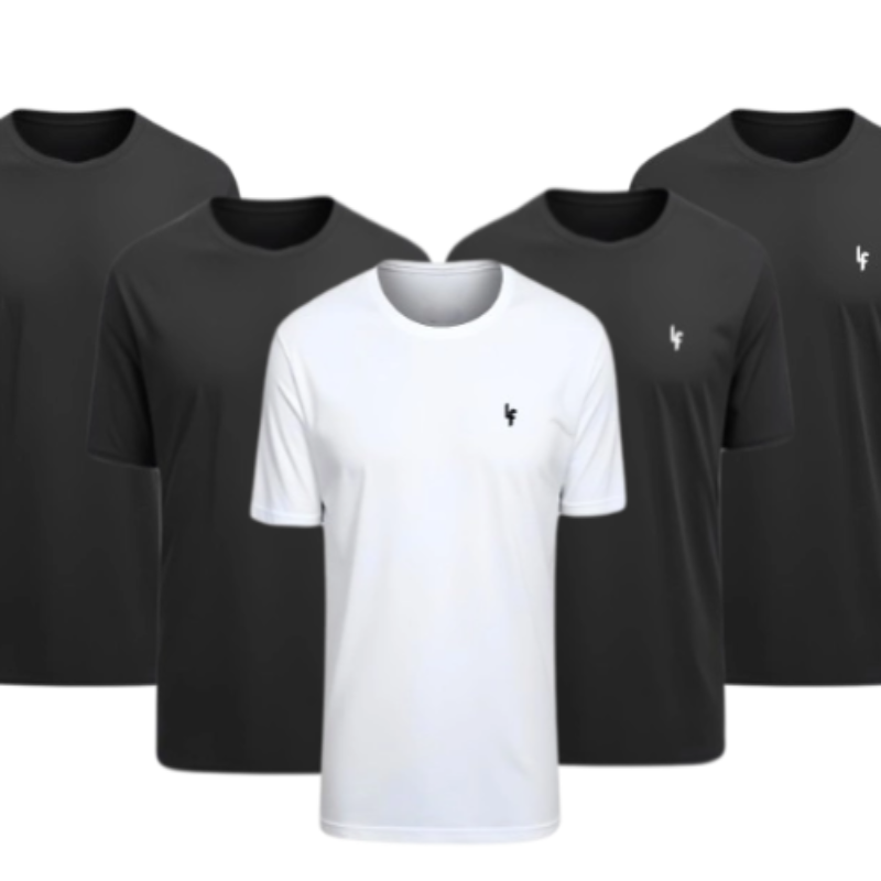 Kit 5 Camisas Dryfit Anti Odor [PAGUE 3 LEVE 5]