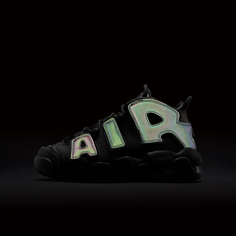 AIR MORE UPTEMPO 'CLEARANCE BLACK REFLECTIVE'