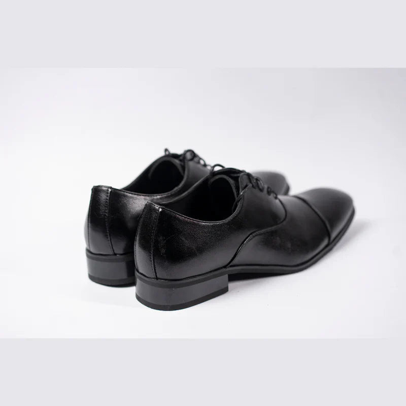 Sapato Social Luxalt - Aumenta Altura 6cm 'Black'