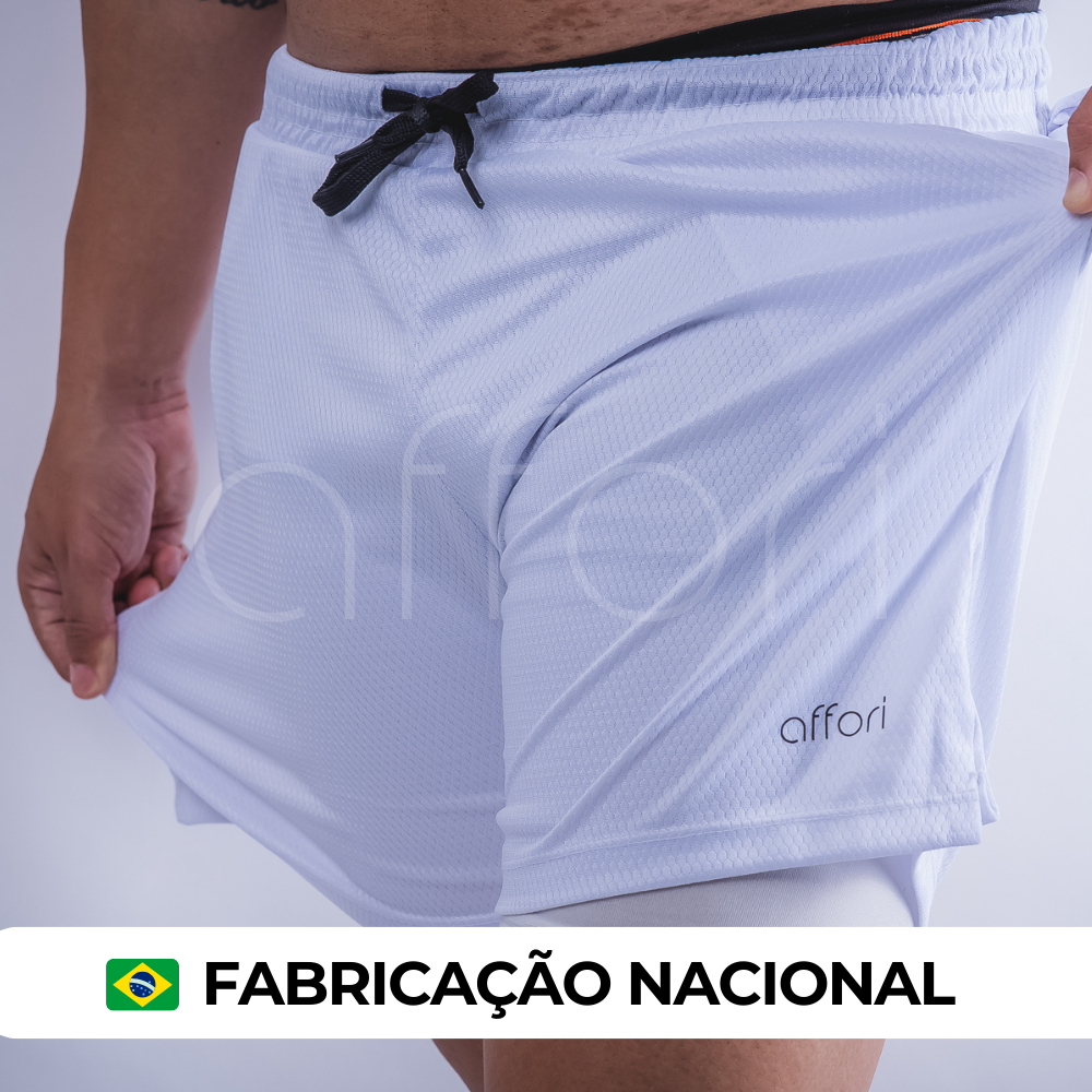 Pague 2 Leve 3 - Shorts Compressão 2 em 1 Affori Tight
