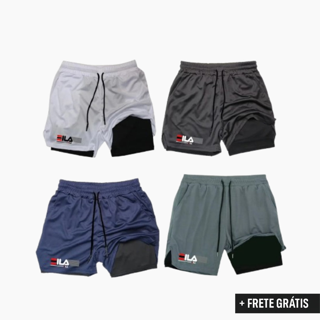 Bermuda Academia Masculina Fila ProFit