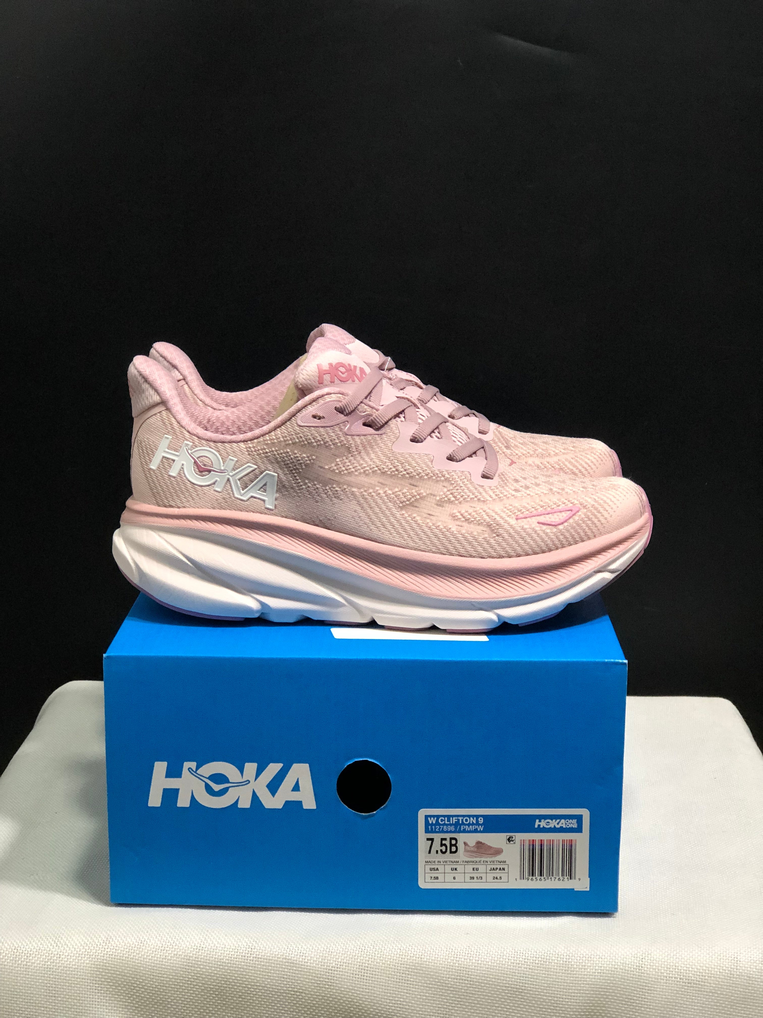 Hoka Clifton 9 'Beige-Pink'