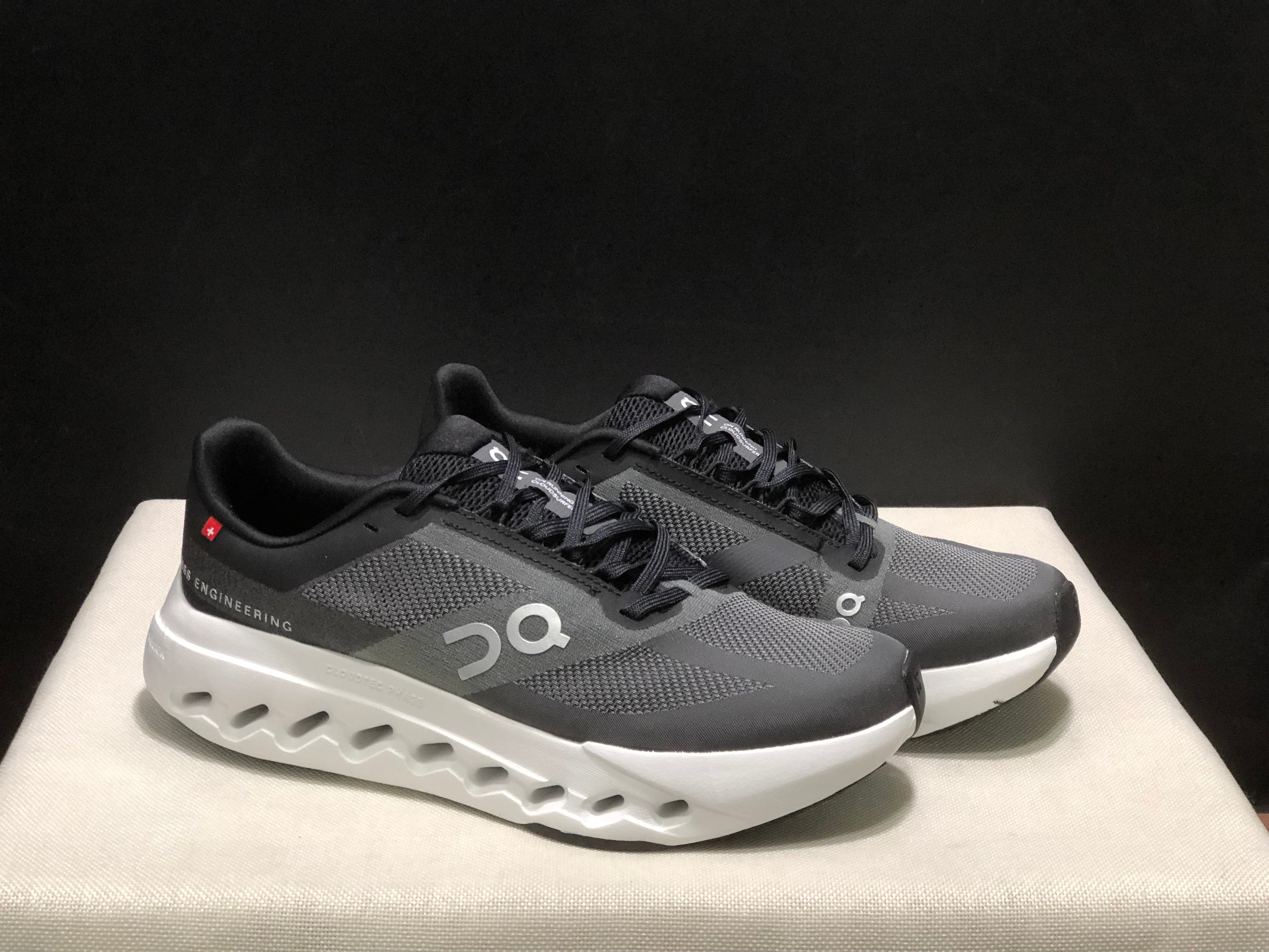 On Cloudsurfer Next 'Black- Sole White'