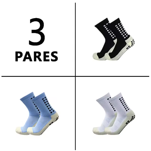 Kit 3 Meias Antiderrapante