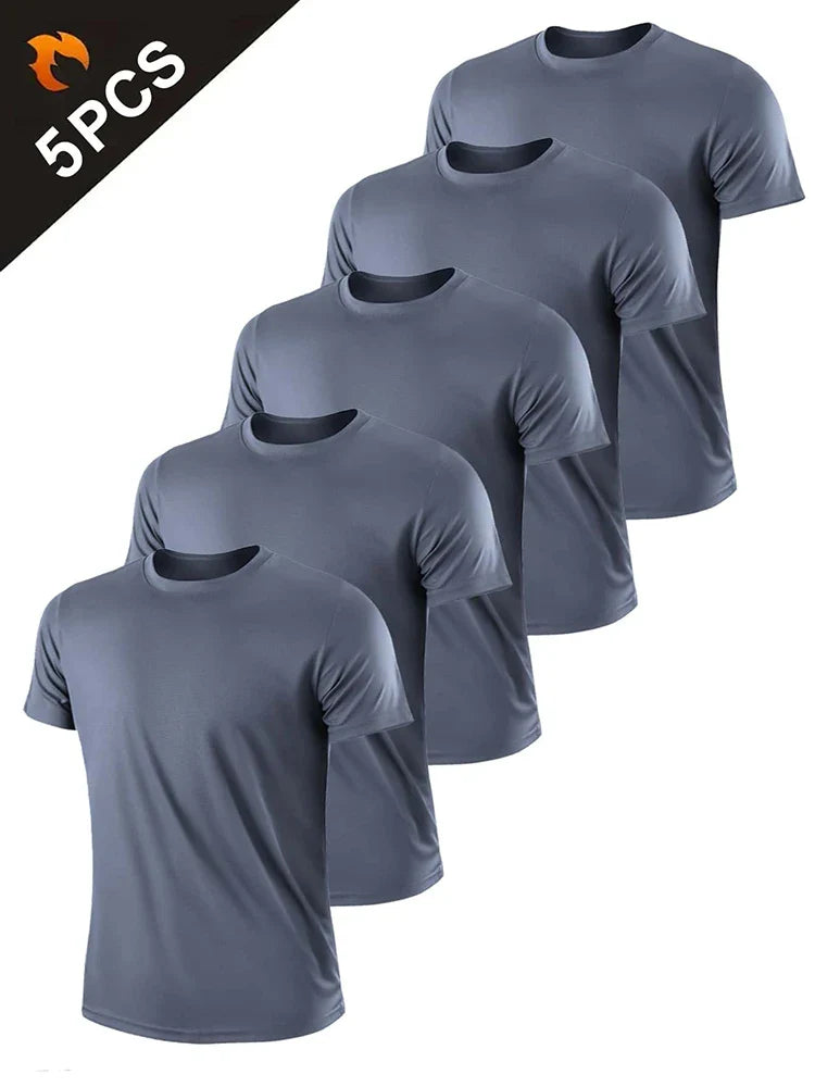 5PCS Camisa Respirável Simples