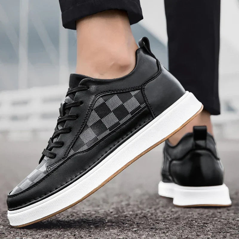 Tênis Casual Urban Lift - Aumenta Altura 8cm 'Black'