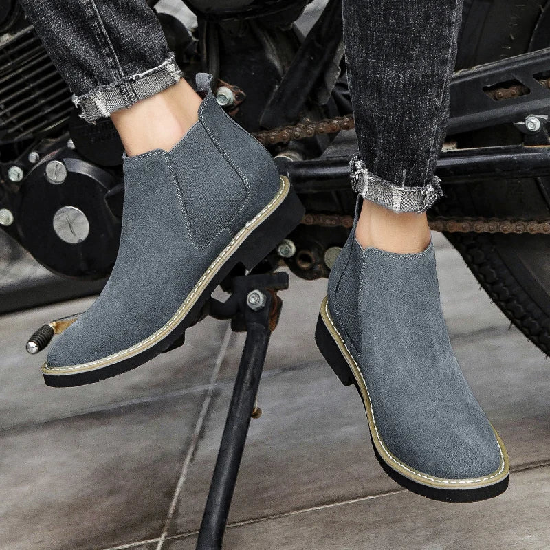 Bota Elevatto - Aumenta Altura 8cm - 'Grey'