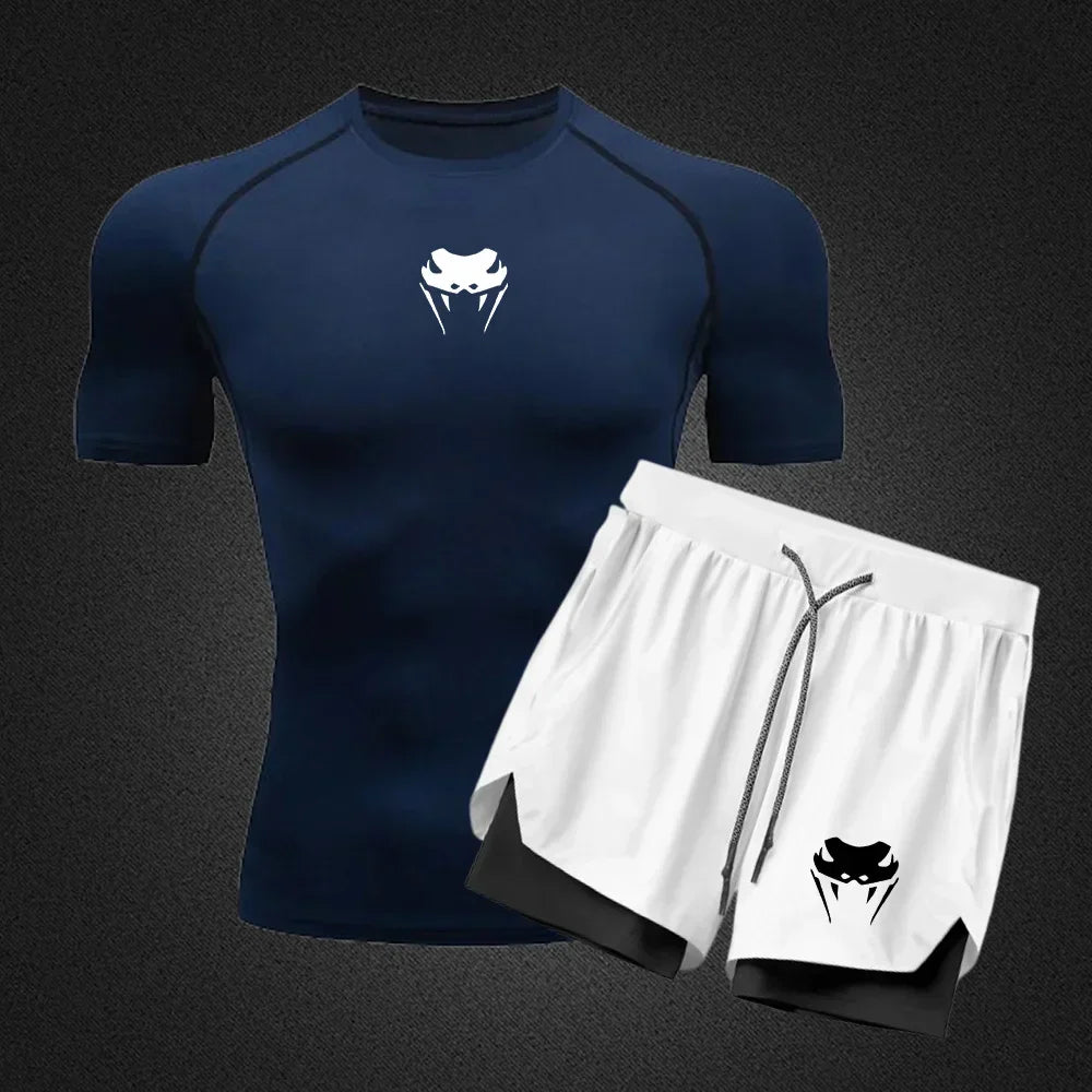 Conjunto Camiseta + Bermuda de Compressão Sport Venum FitPro