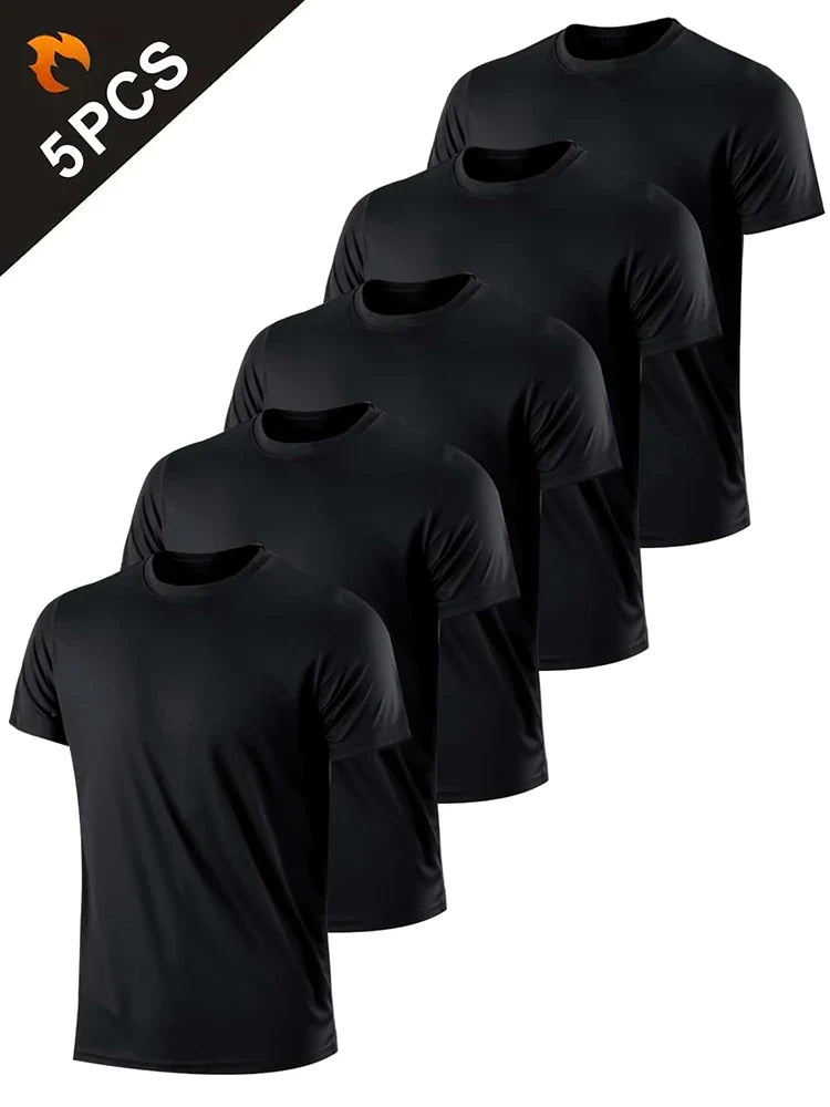 5PCS Camisa Respirável Simples