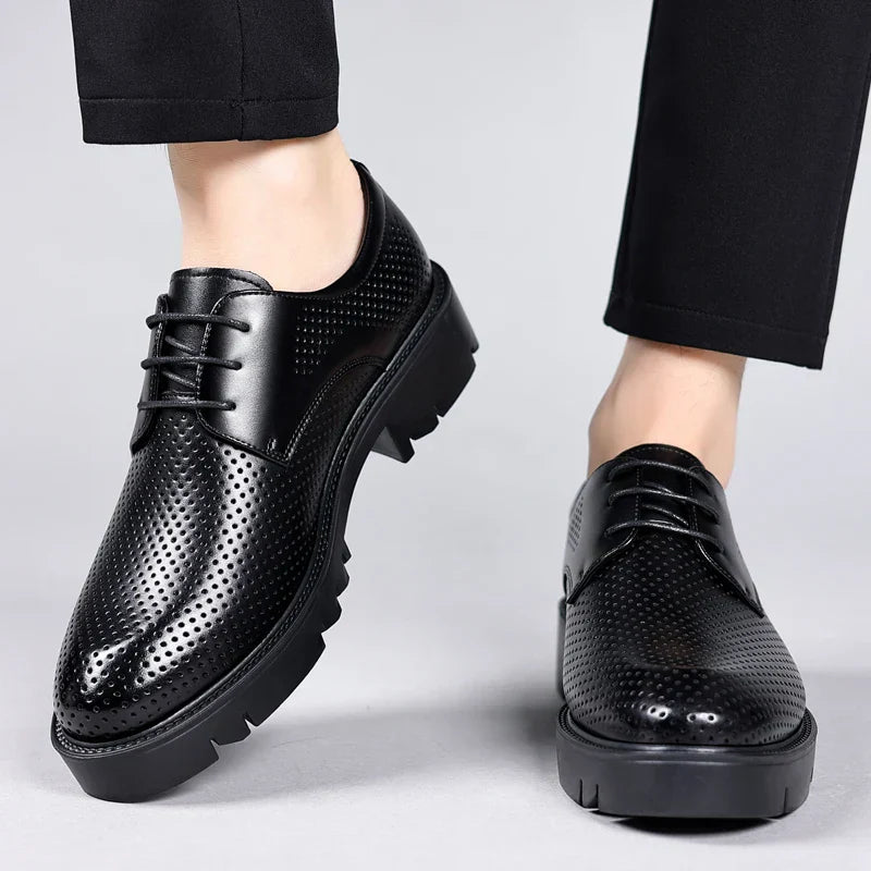 Sapato Social Stratto - Aumenta Altura 10cm