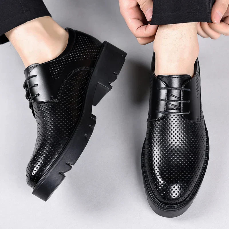 Sapato Social Stratto - Aumenta Altura 10cm