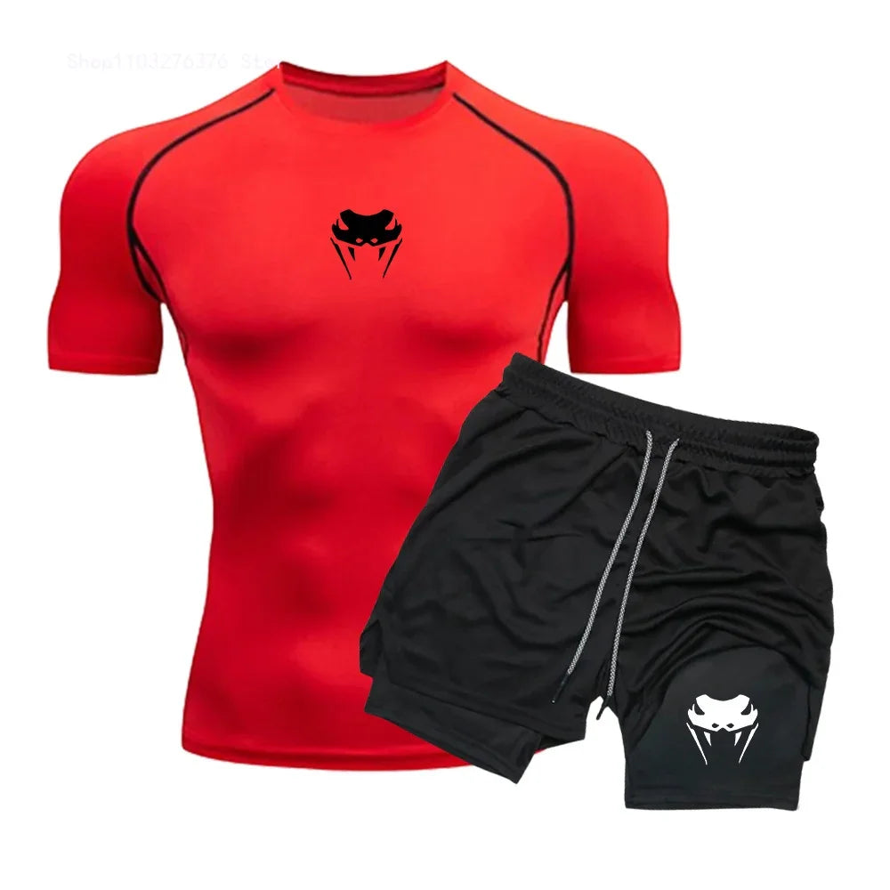Conjunto Camiseta + Bermuda de Compressão Sport Venum FitPro