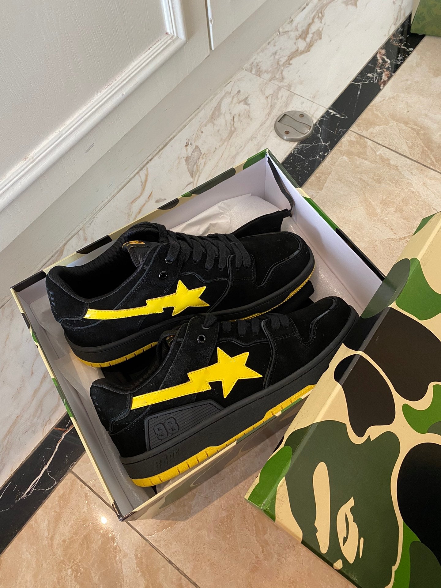 BAPE 'YELLOW AND BLACK'