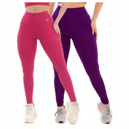 kit 2 Calça Legging Feminina Suplex + FRETE GRÁTIS.