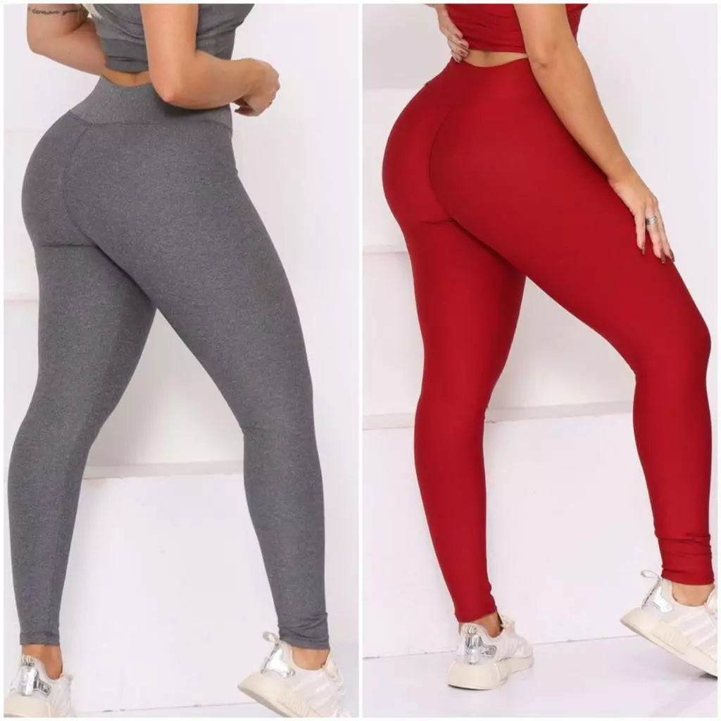 Leve 2 Leggings Invishape™ – Modela sem Marcar, 100% Opaca e Confortável!