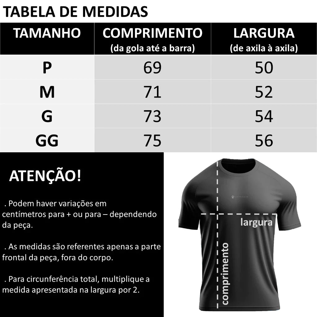 Kit 3 Camiseta Dry Fit Masculina