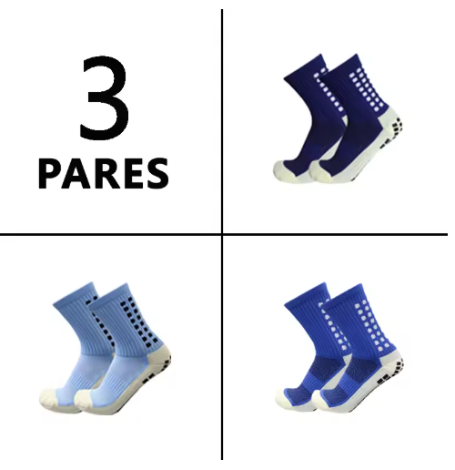 Kit 3 Meias Antiderrapante